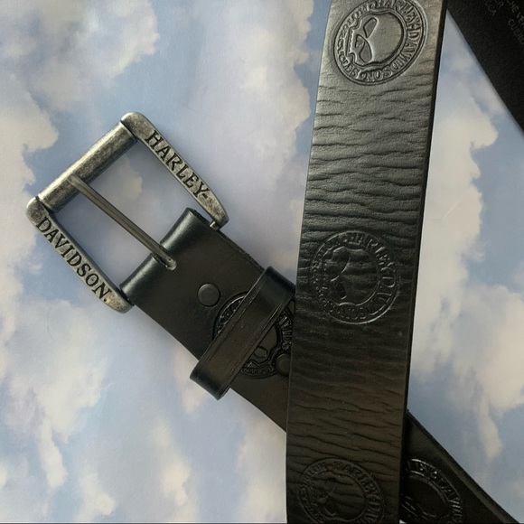 HARLEY DAVIDSON Black Skull Belt - Picture 4 of 4